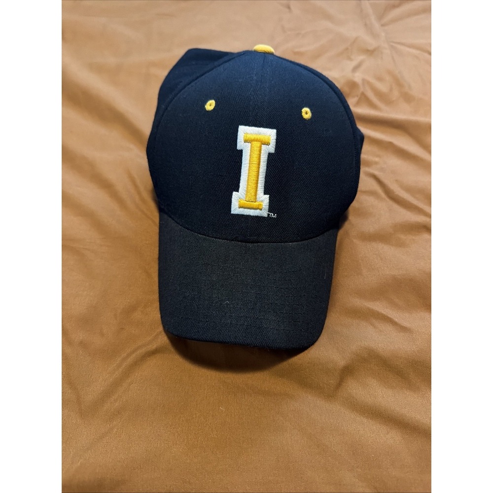Iowa Hawkeyes Zephyr 7-3/8 Fitted The Z Hat Black Yellow Embroidered